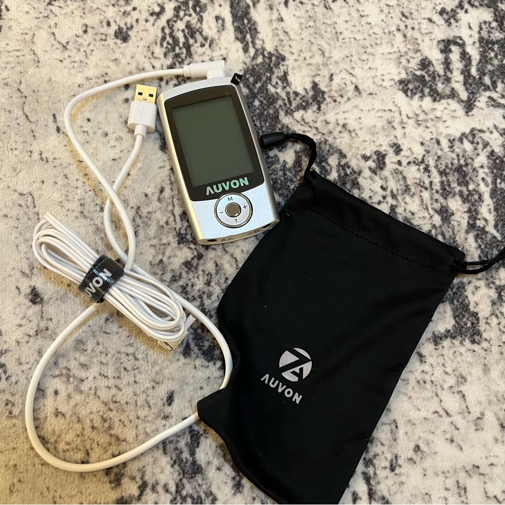 AUVON Dual Channel TENS massager Unit 20 Modes Muscle Stimulator - Unit Only